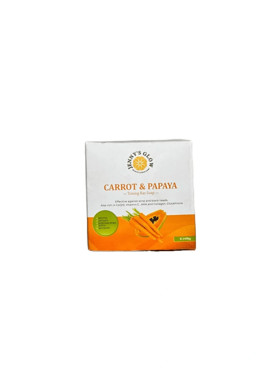 CARROT & PAPAYA TONING BAR SOAP