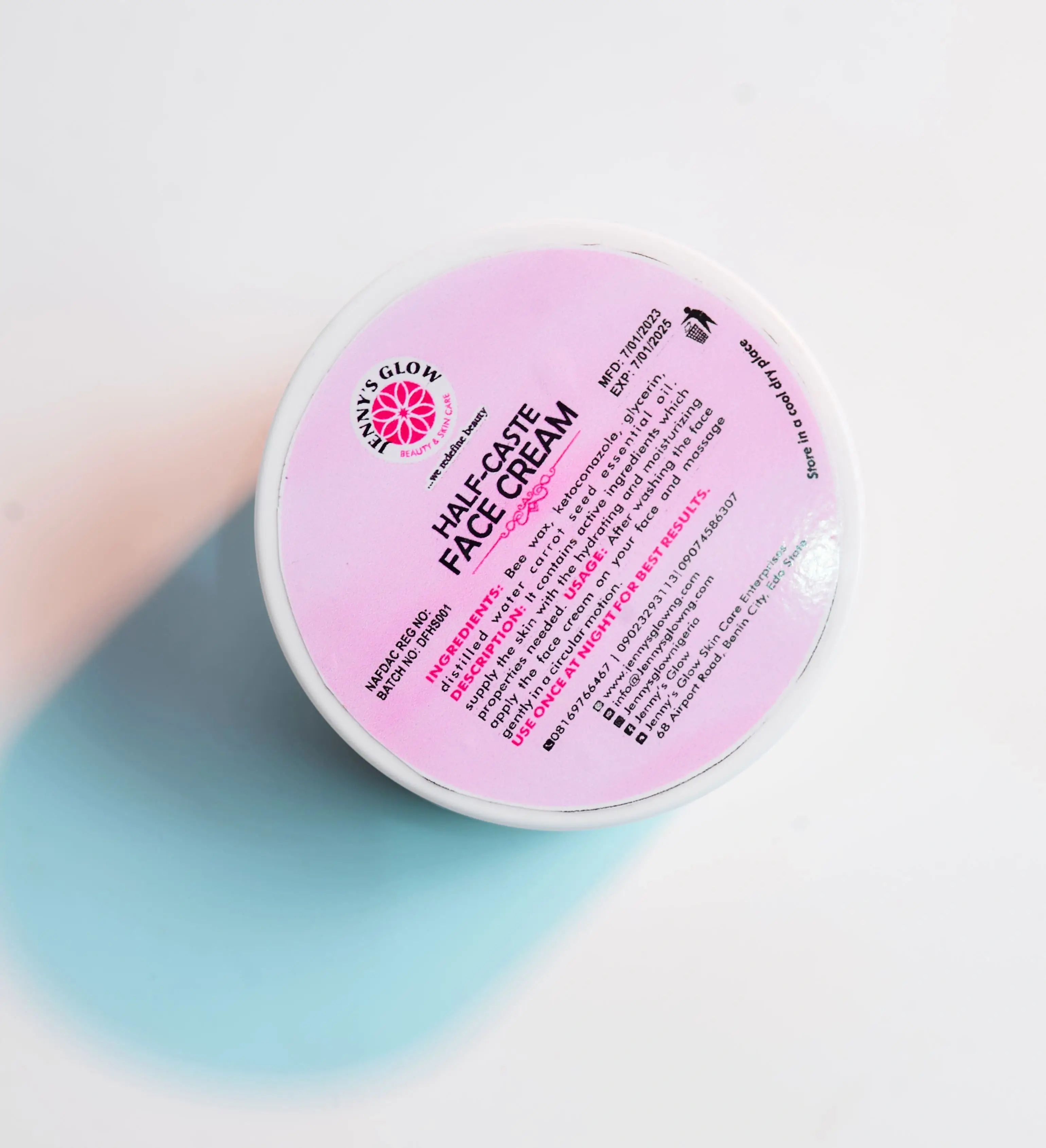 HALF-CASTE FACE CREAM