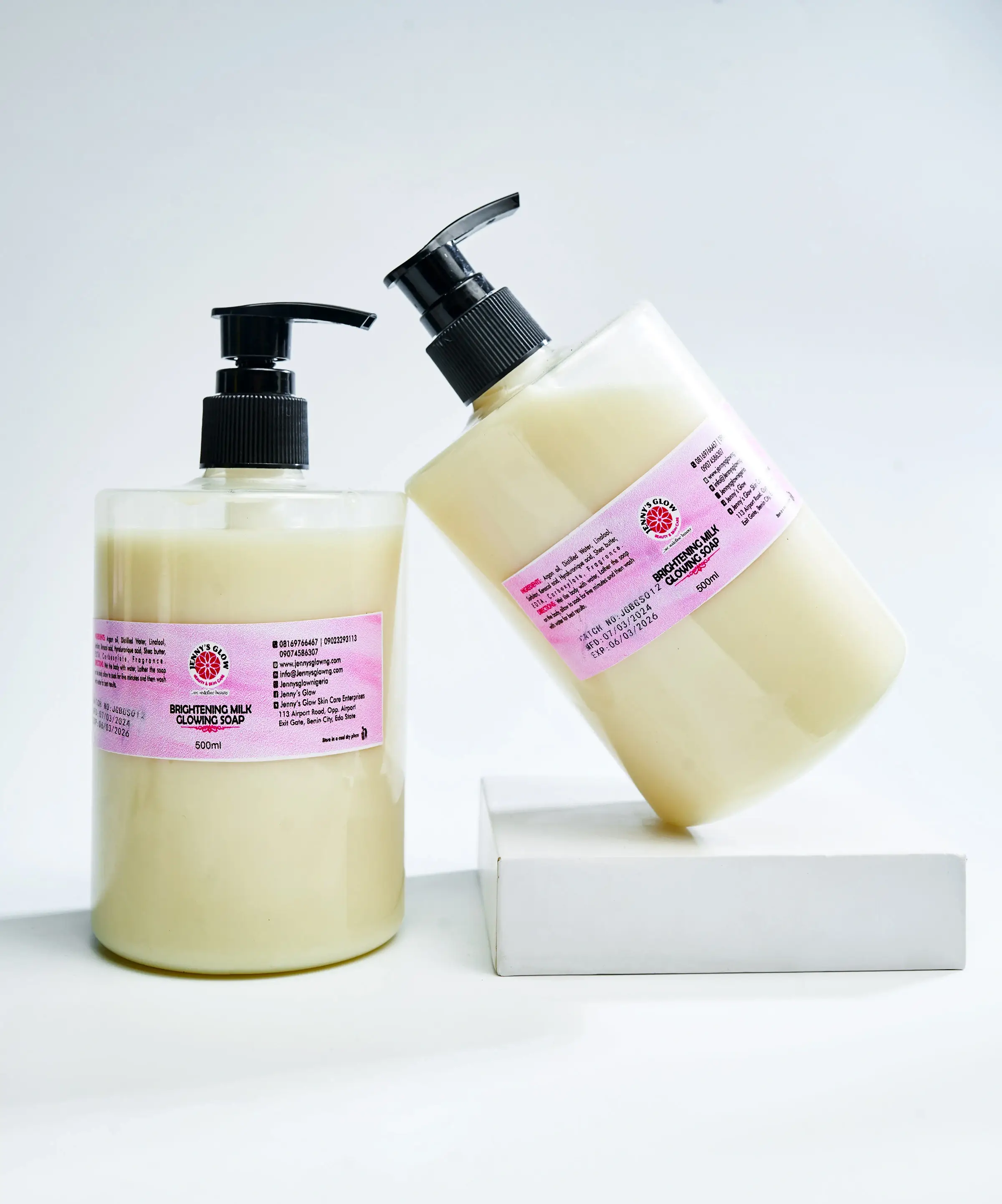 BRIGHTENING MILK GLOWING SOAP (500ml)